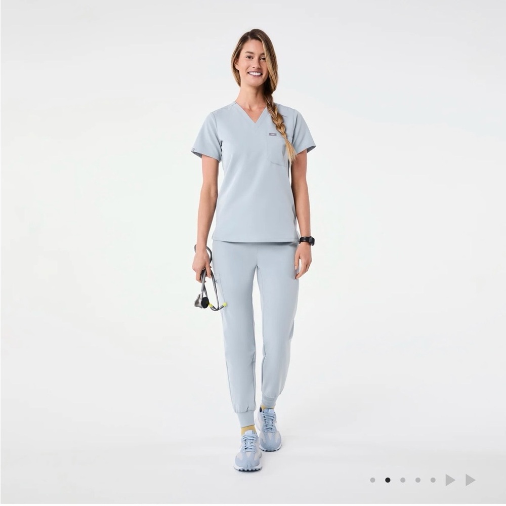 Figs SET Light blue Scrub XS